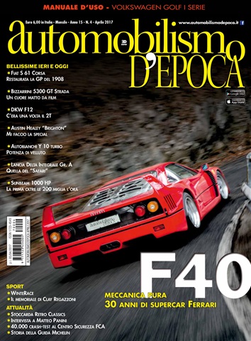 Automobilismo d'Epoca  4 2017 issue Automobilismo d'Epoca  4 2017