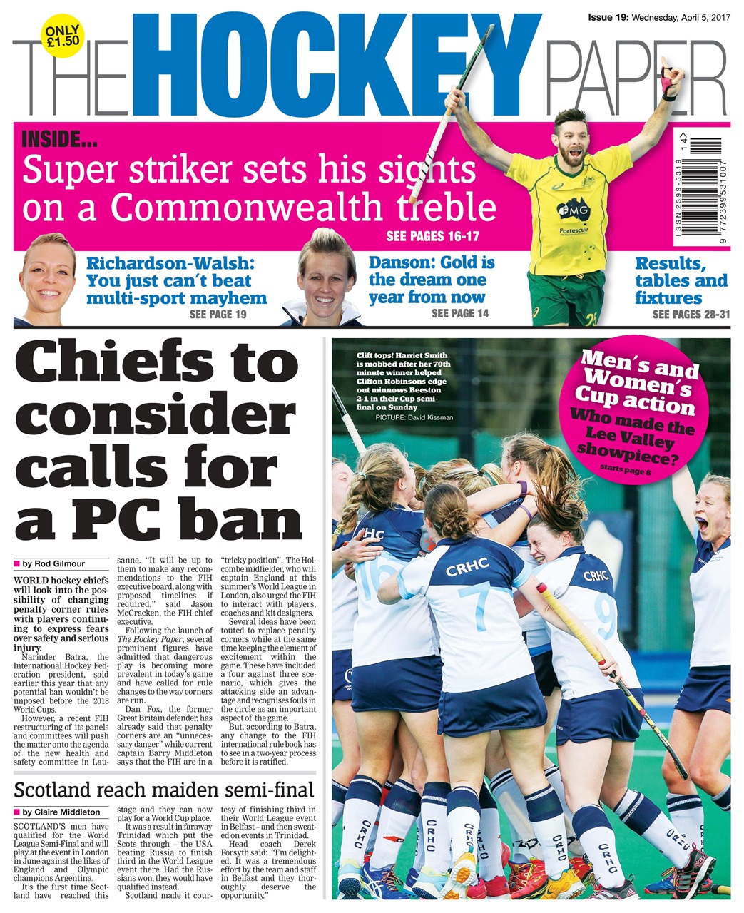 The Hockey Paper Preview Pages