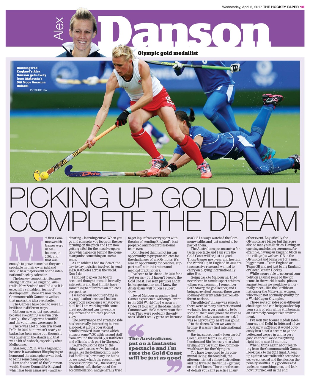 The Hockey Paper Preview Pages