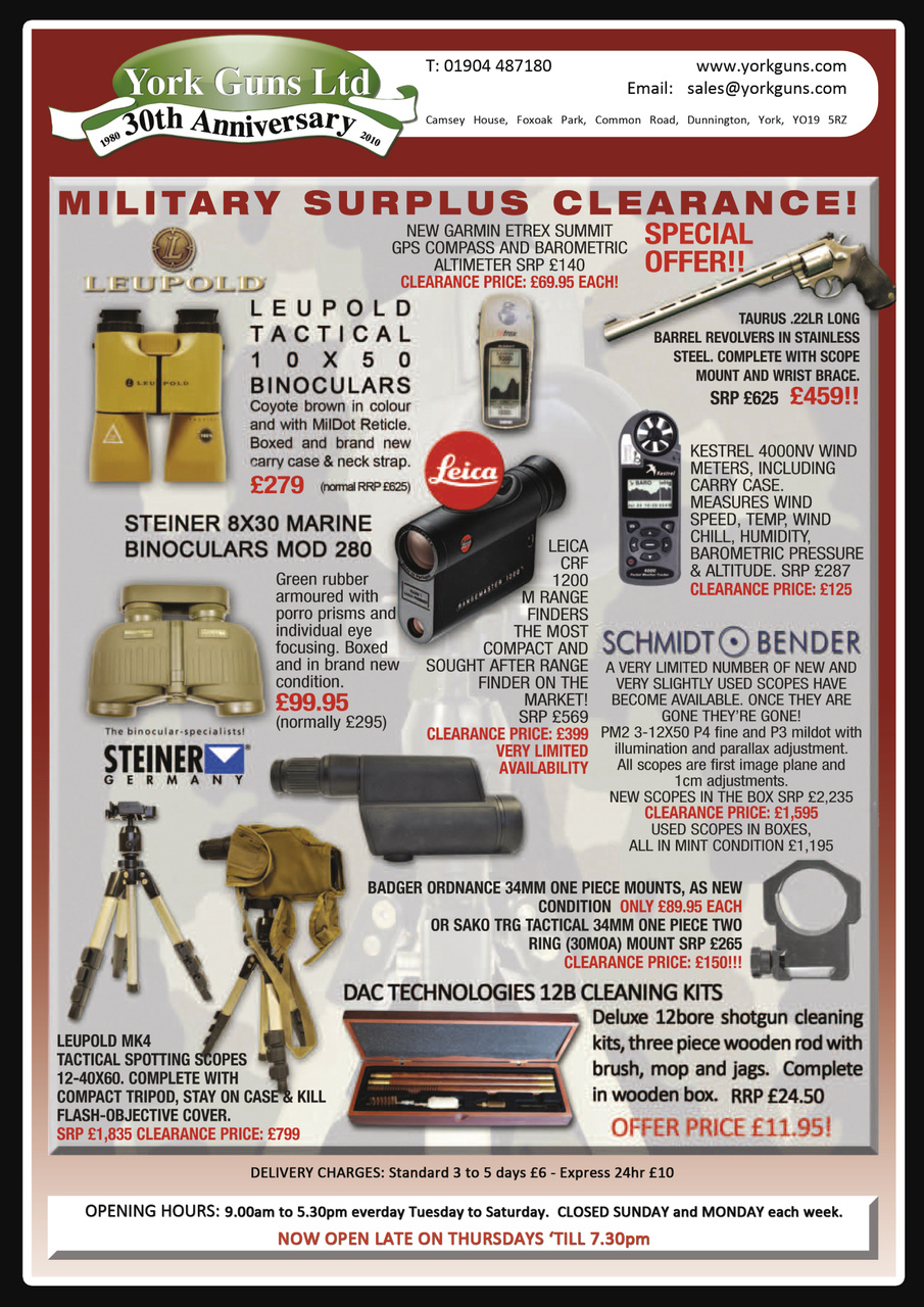 Sporting Rifle Preview Pages