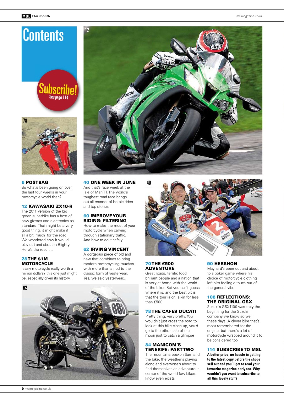 Motorcycle Sport & Leisure Preview Pages
