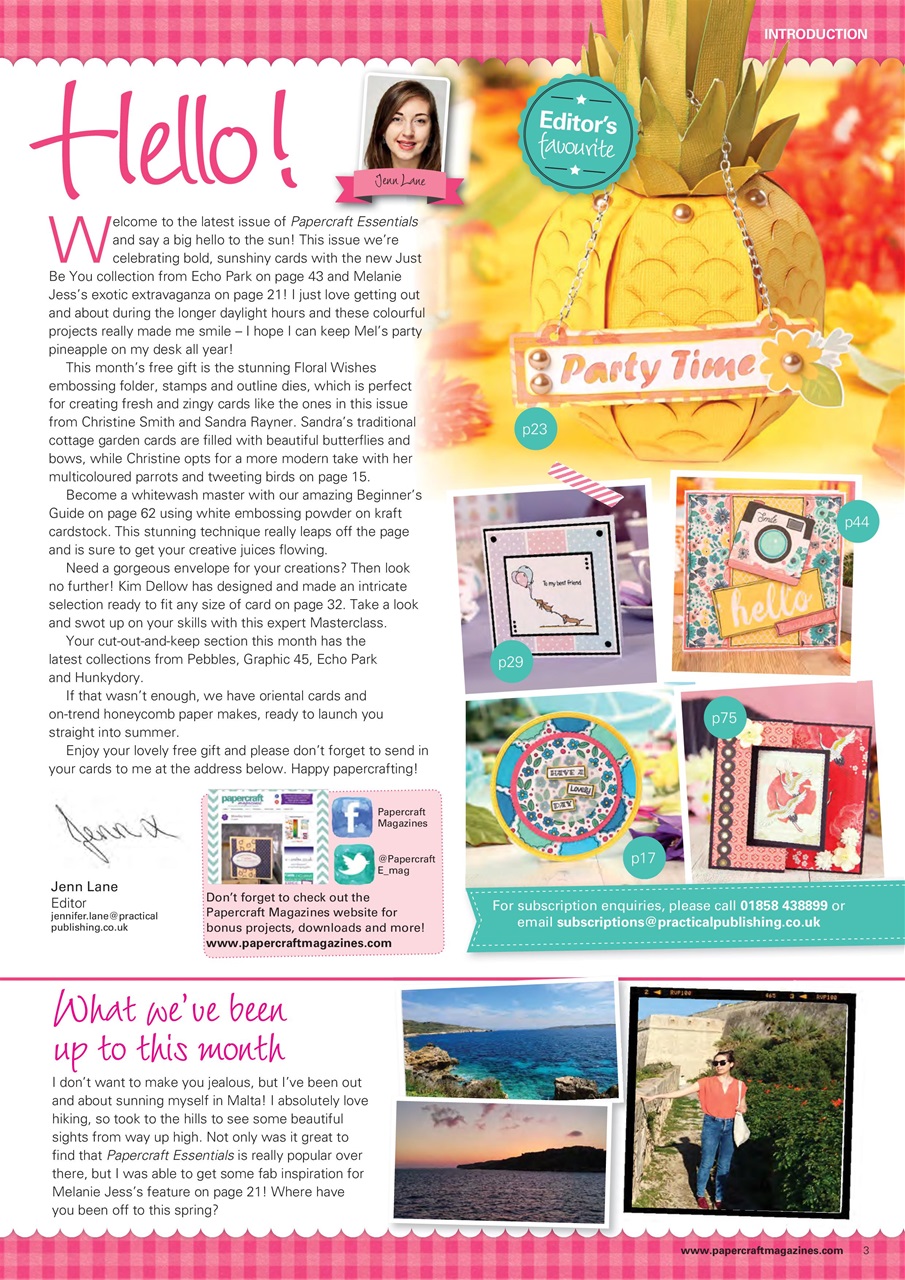 Papercraft Essentials Preview Pages