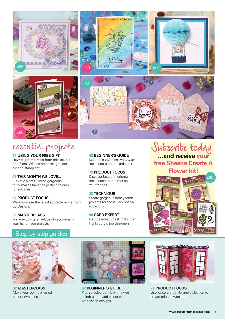 Papercraft Essentials Preview Pages