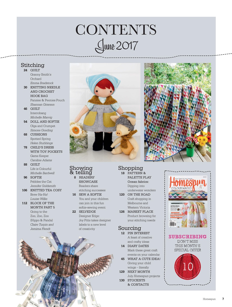 Homespun Preview Pages