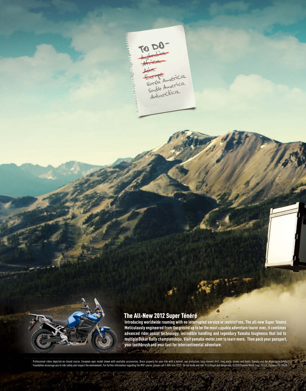 Adventure Motorcycle Preview Pages