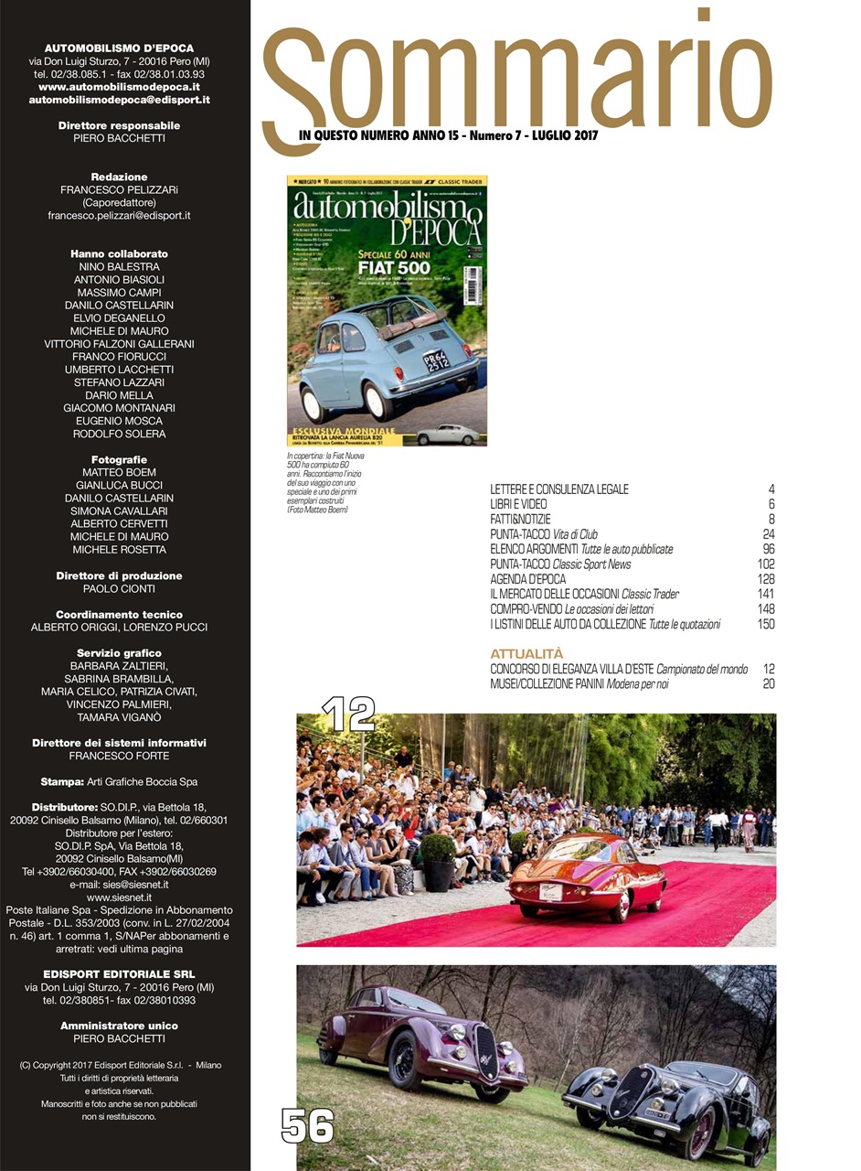 Automobilismo d'Epoca Preview Pages