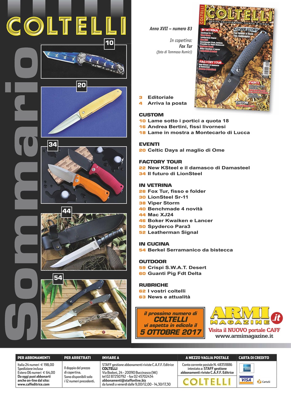 COLTELLI Preview Pages