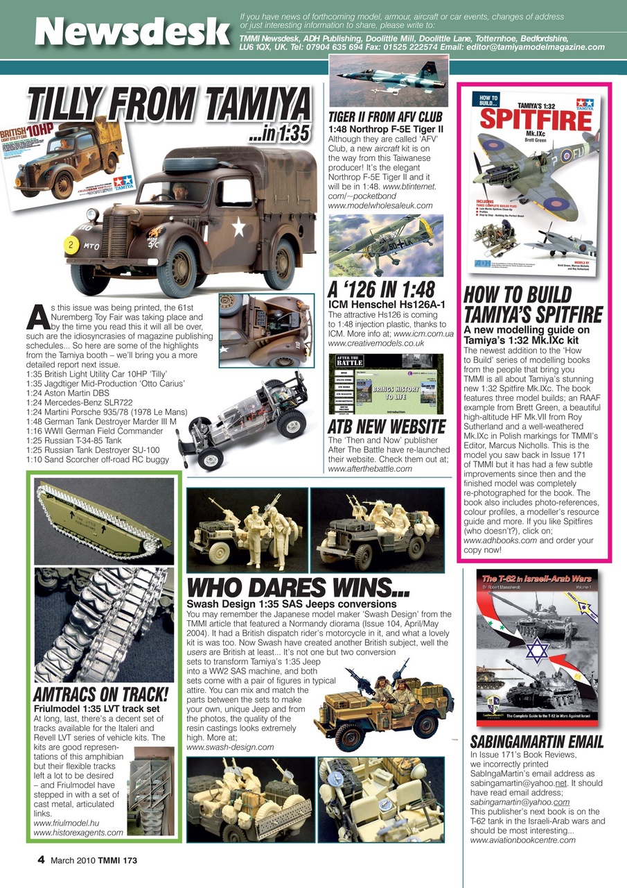 Tamiya Model Magazine Preview Pages