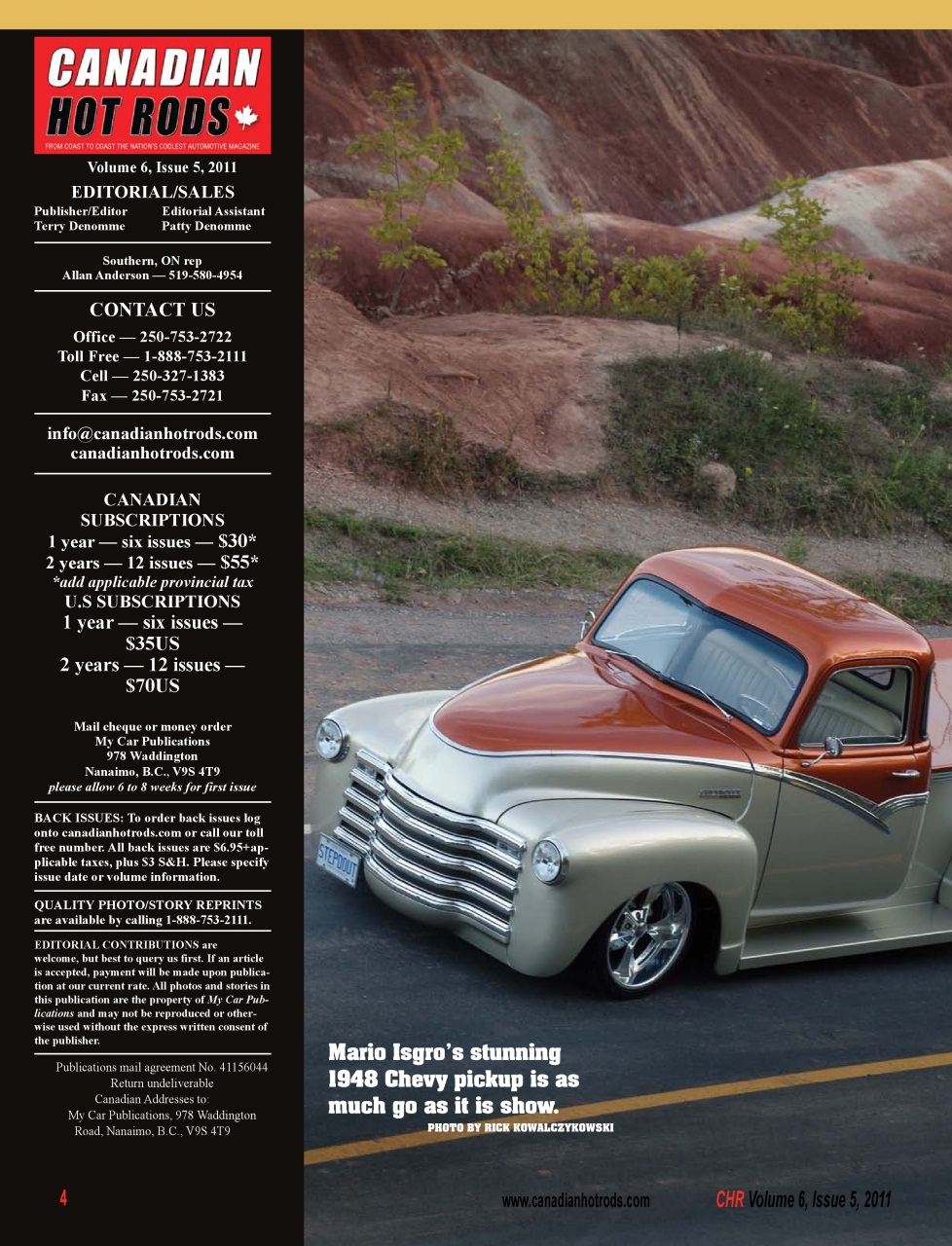 Canadian Hot Rods Preview Pages