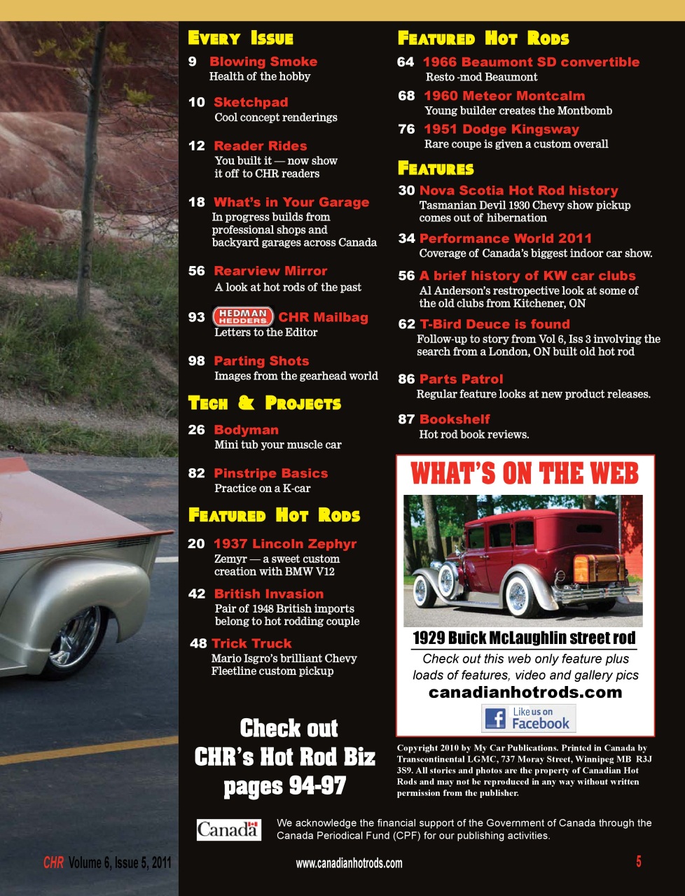 Canadian Hot Rods Preview Pages