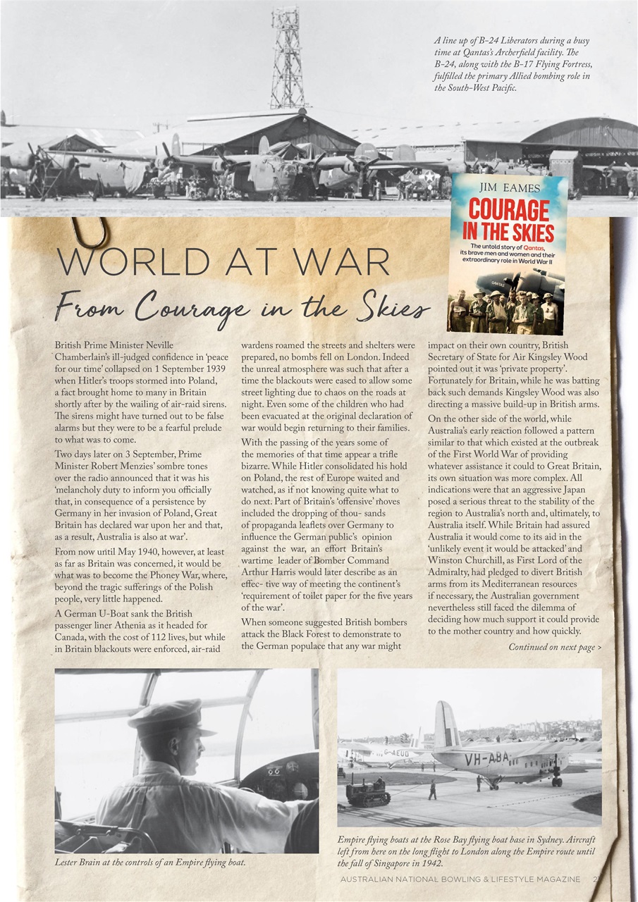 Australian National Bowling & Lifestyle Magazine Preview Pages