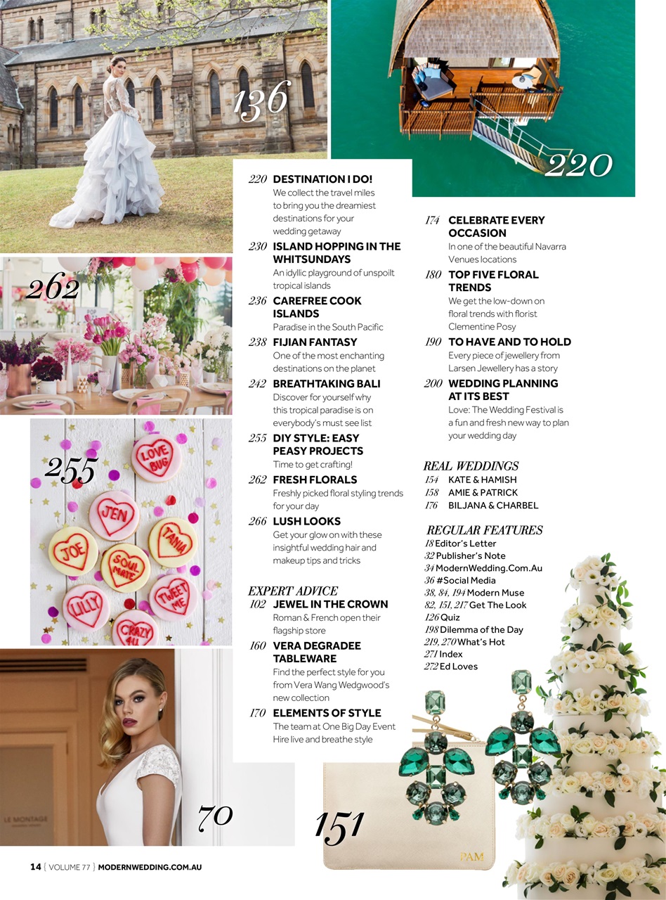 Modern Wedding Preview Pages