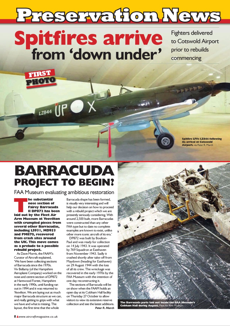 Classic Aircraft Preview Pages