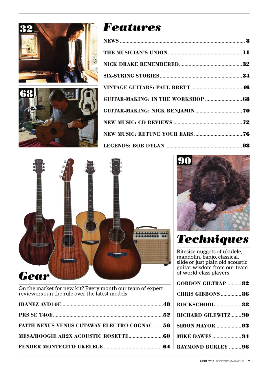 Acoustic Preview Pages