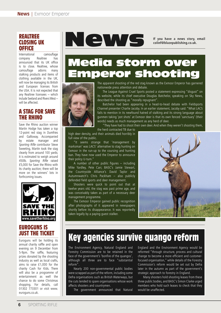 Sporting Rifle Preview Pages