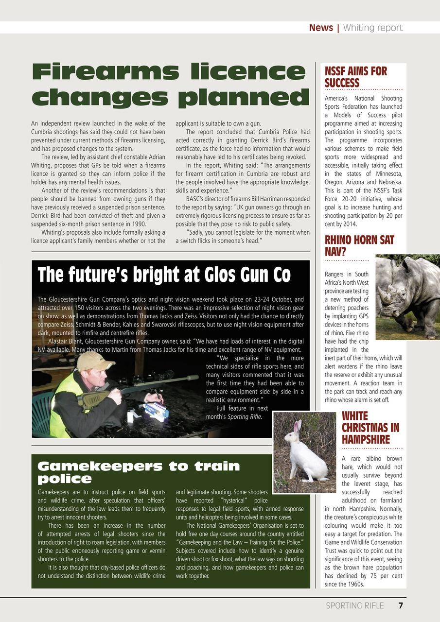 Sporting Rifle Preview Pages