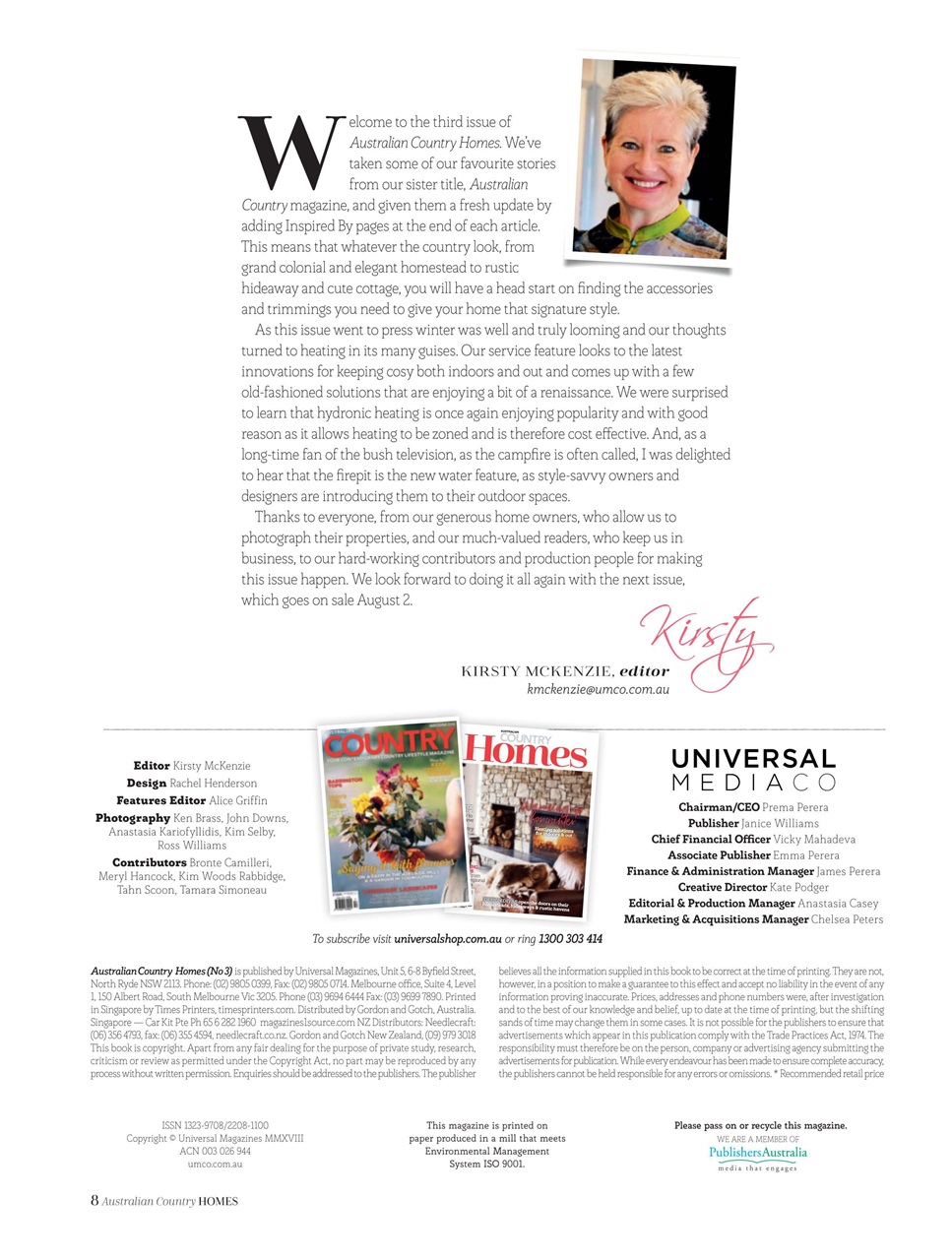 Australian Country Preview Pages