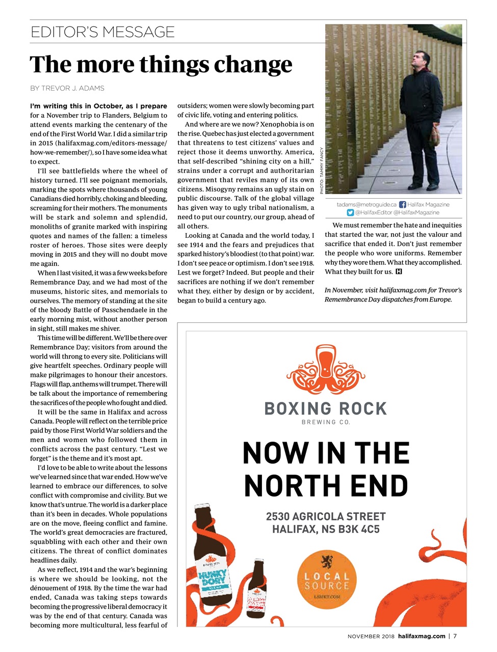 Halifax Magazine Preview Pages