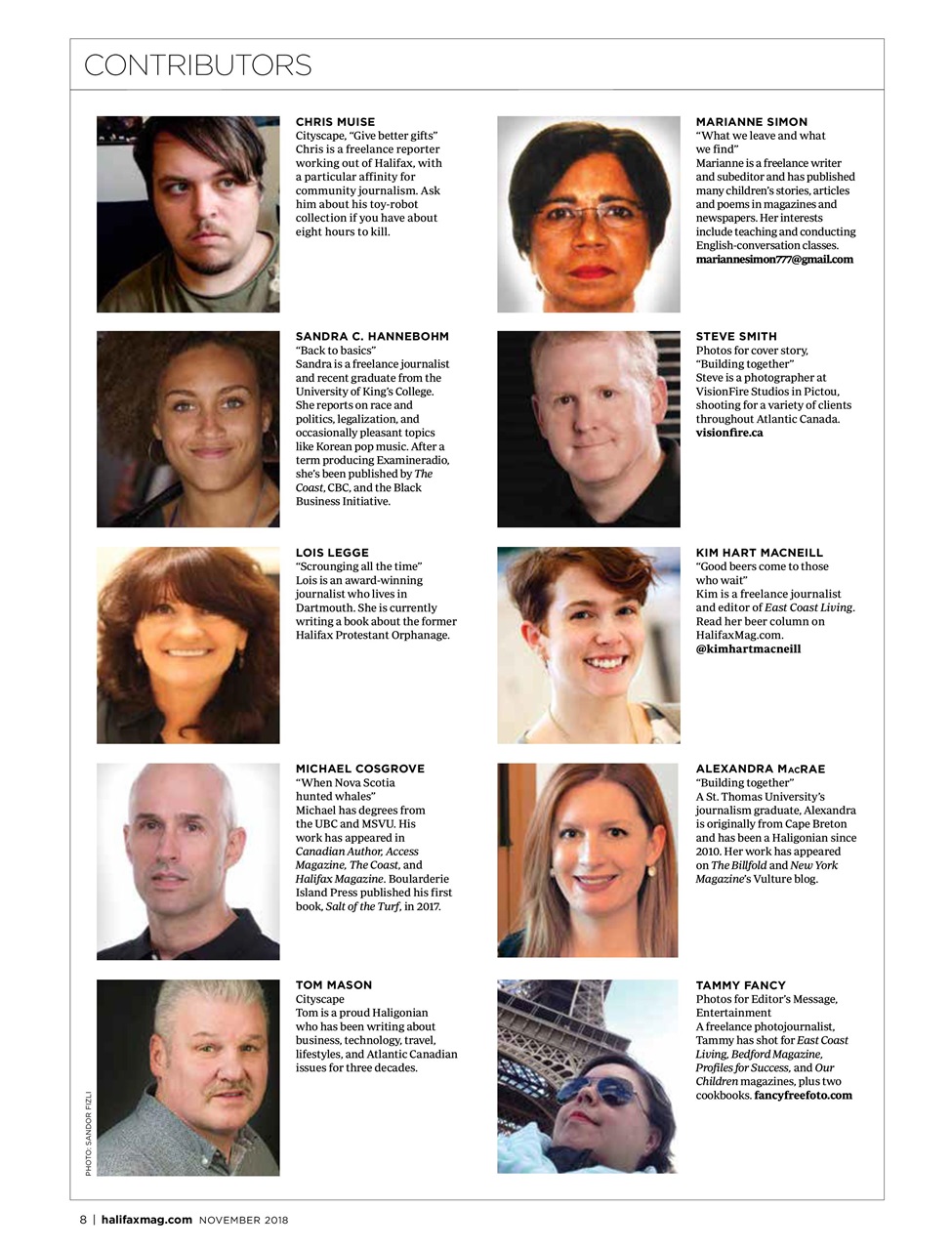 Halifax Magazine Preview Pages