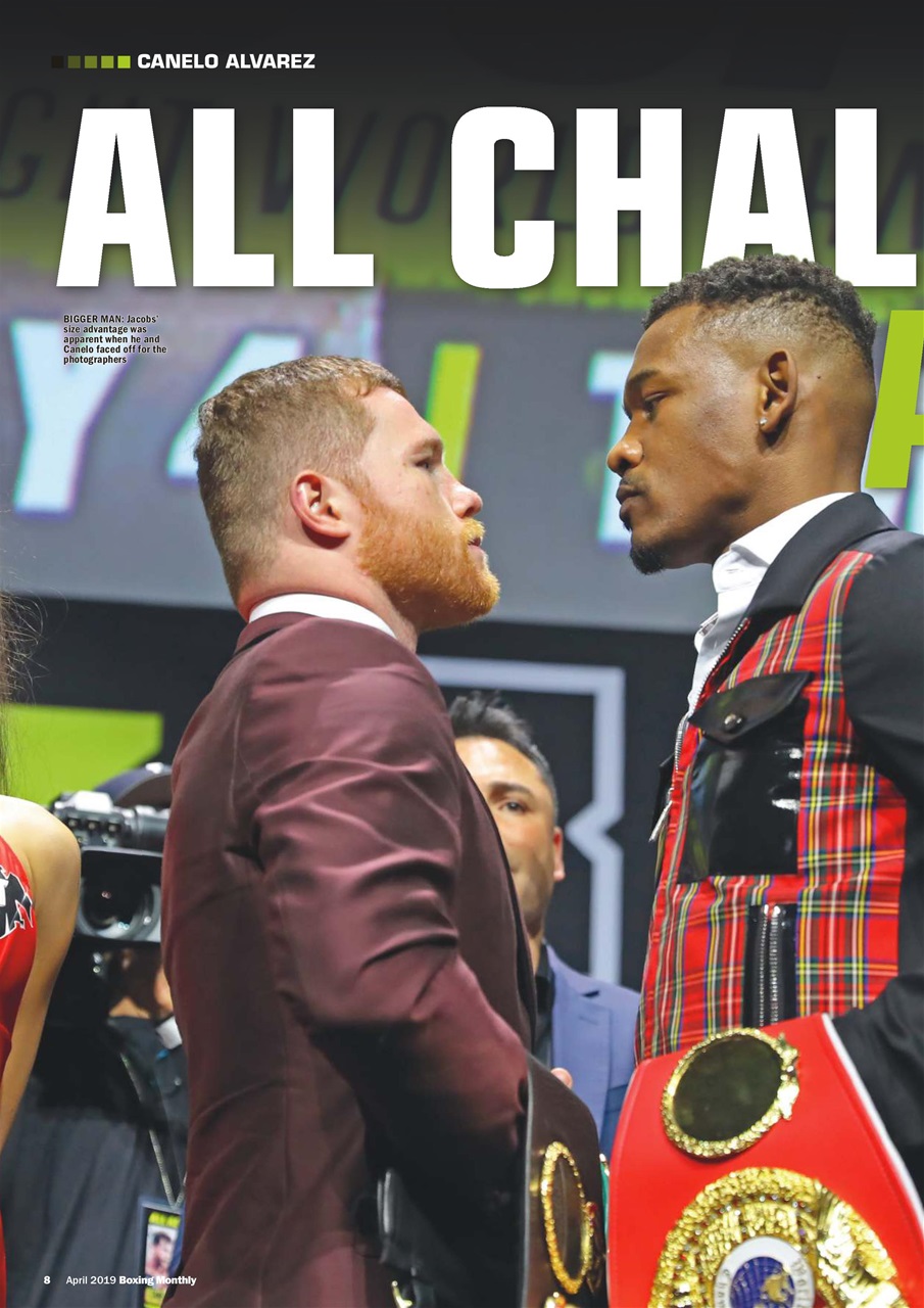 Boxing Monthly Preview Pages