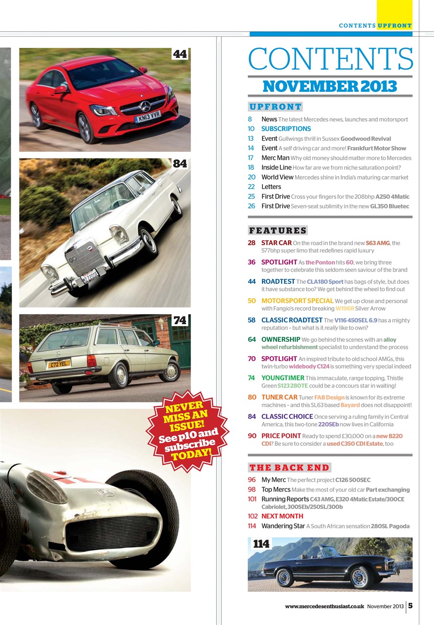 Mercedes Enthusiast Preview Pages