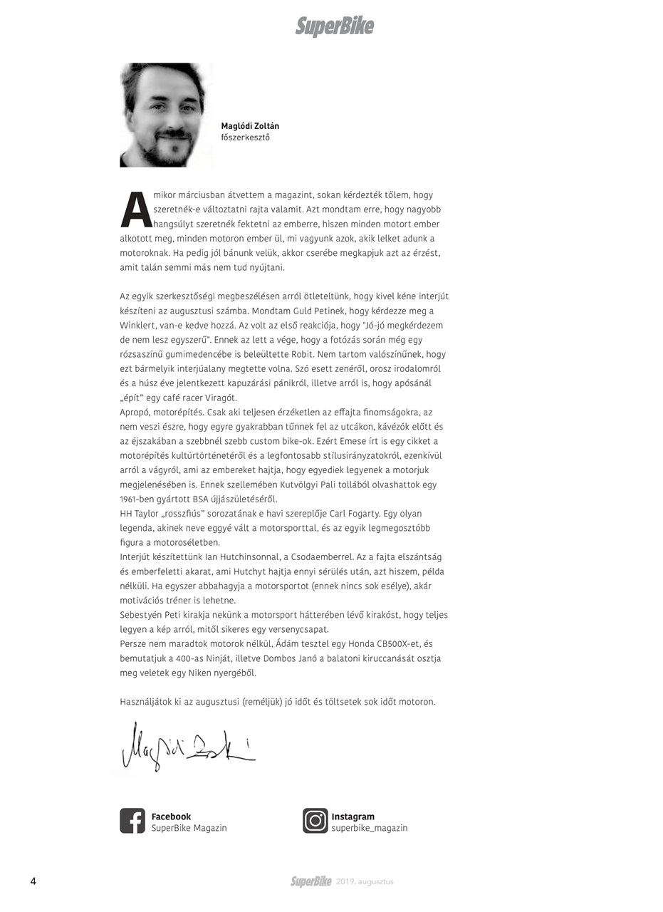 SuperBike Hungary Preview Pages