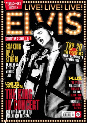 Vintage Rock Presents Elvis Live! issue Vintage Rock Presents Elvis Live!