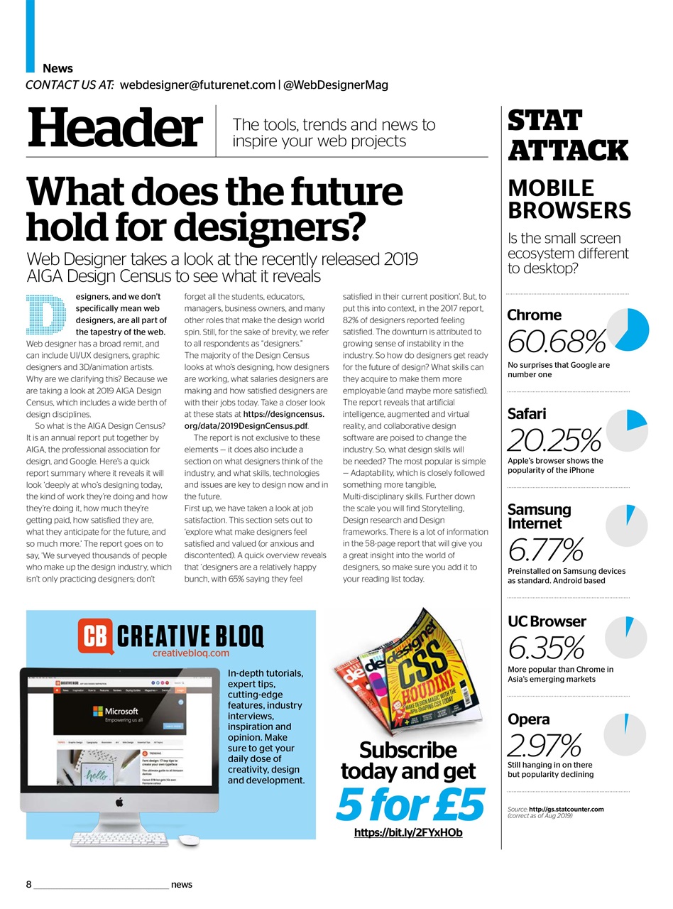 Web Designer Preview Pages