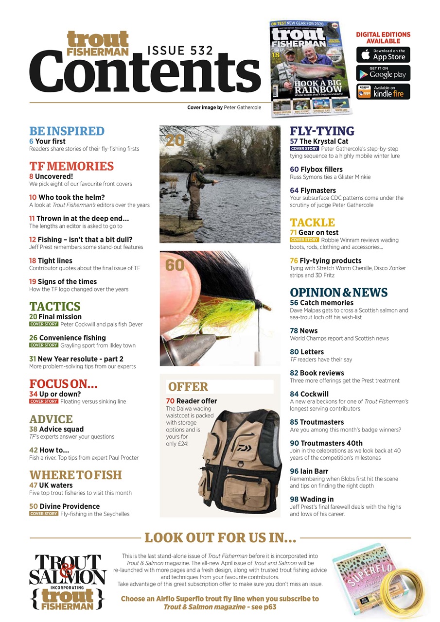 Trout Fisherman Preview Pages