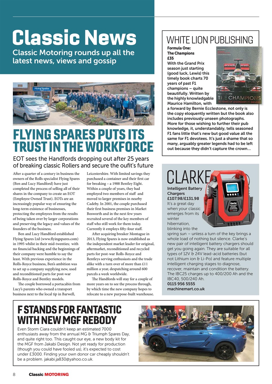 Classic Motoring Preview Pages