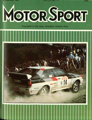 November 1981 issue November 1981