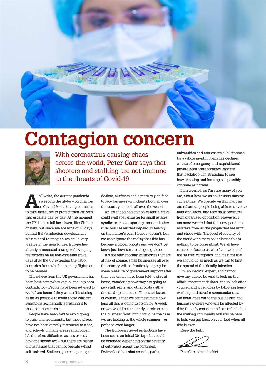 Sporting Rifle Preview Pages