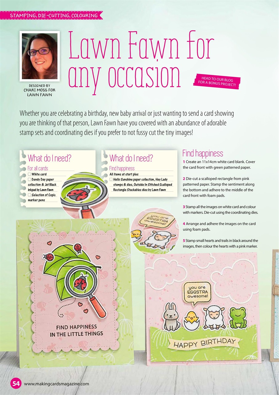 Making Cards & Papercraft Preview Pages