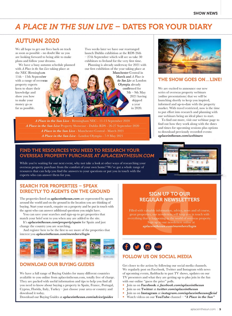 A Place in the Sun Magazine Preview Pages