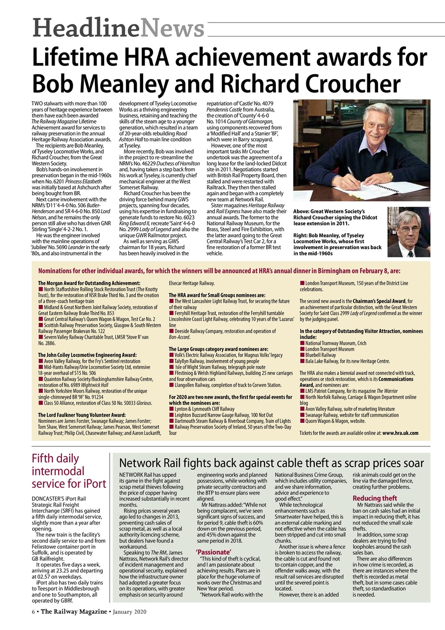 Railway Magazine Preview Pages