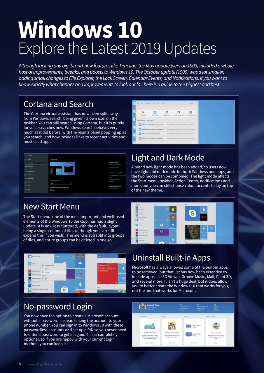 Windows 10 - The Beginners Guide Preview Pages