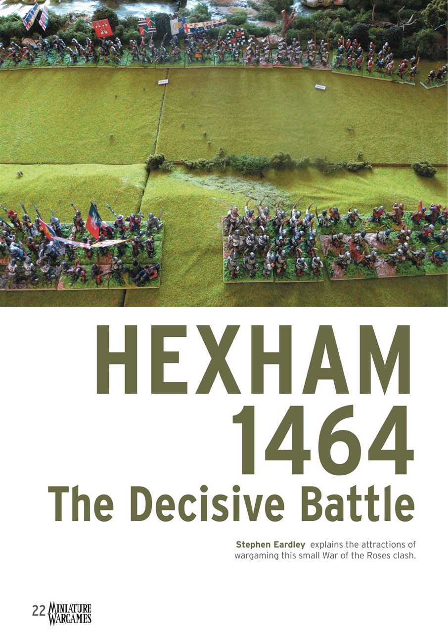 Miniature Wargames Preview Pages