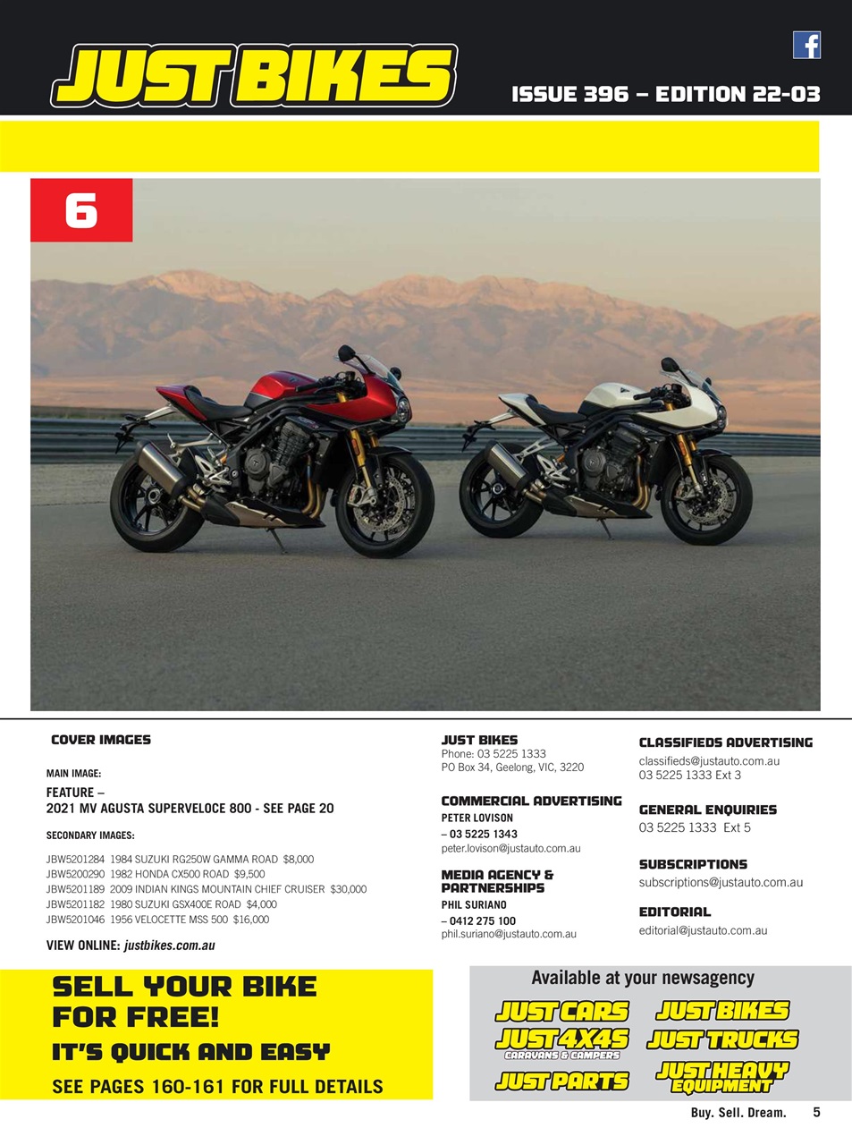 JUST BIKES Preview Pages