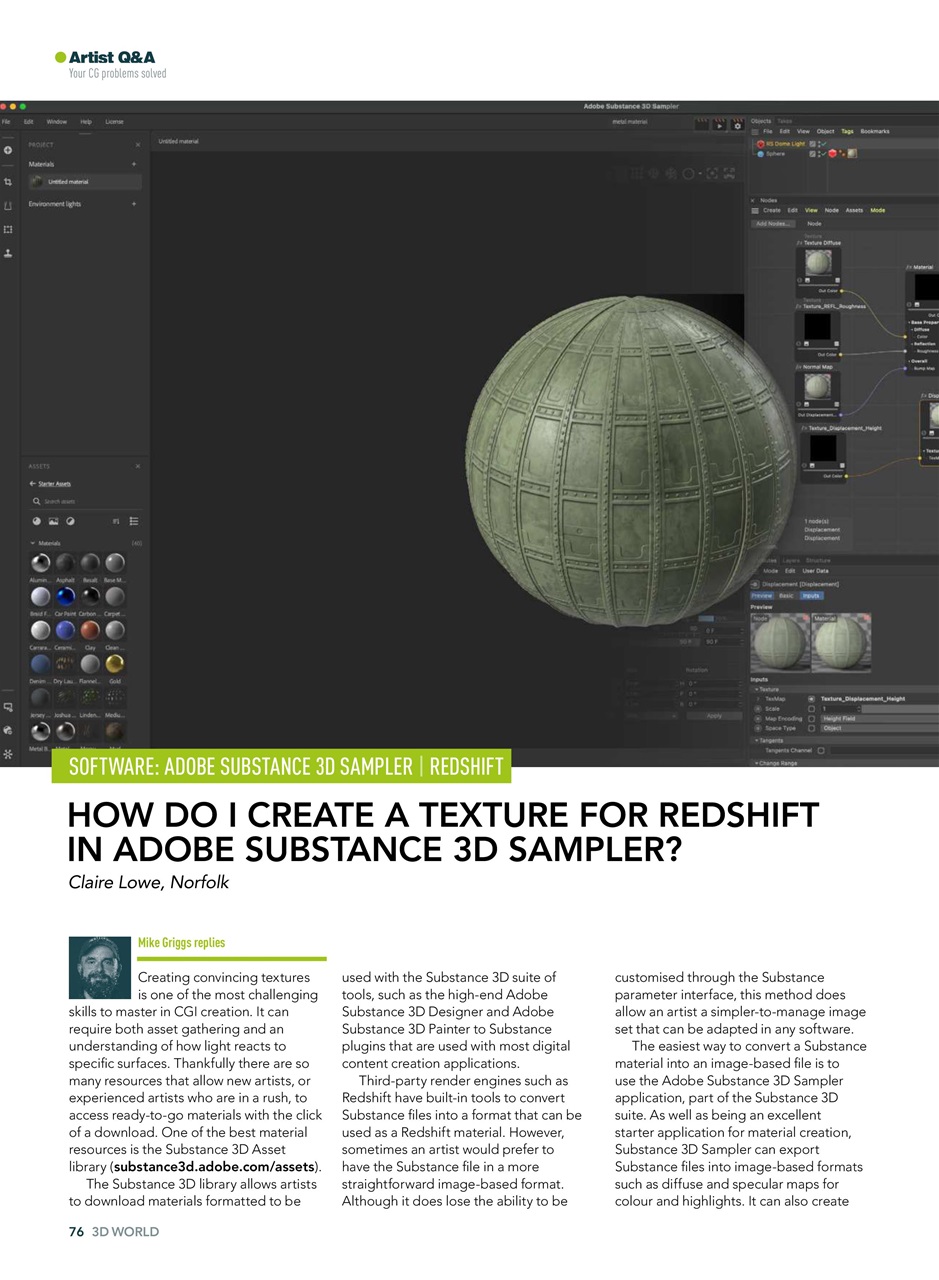 3D World Preview Pages