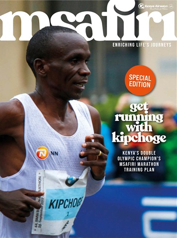 Msafiri Special Edition - Eliud Kipchoge issue Msafiri Special Edition - Eliud Kipchoge