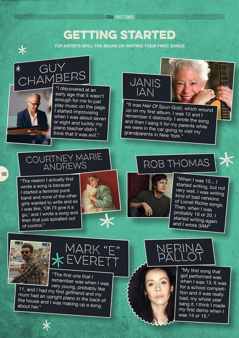 Songwriting Magazine Preview Pages