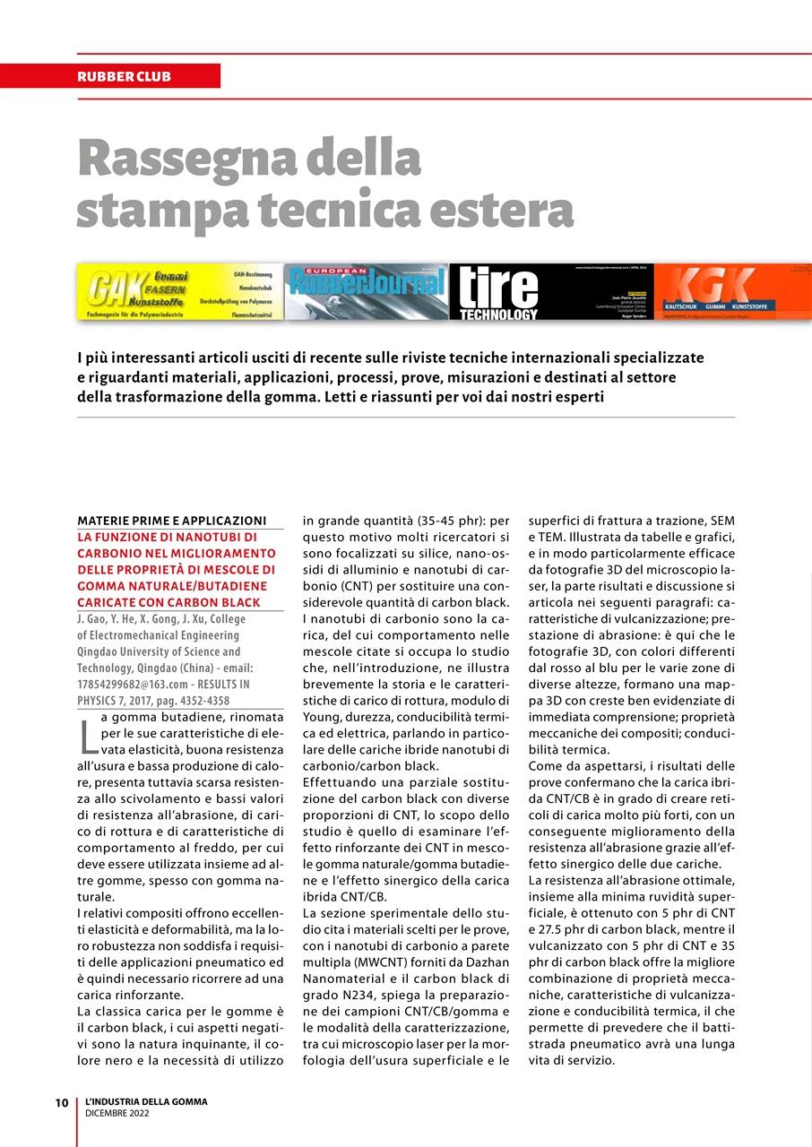 L’industria della Gomma Preview Pages