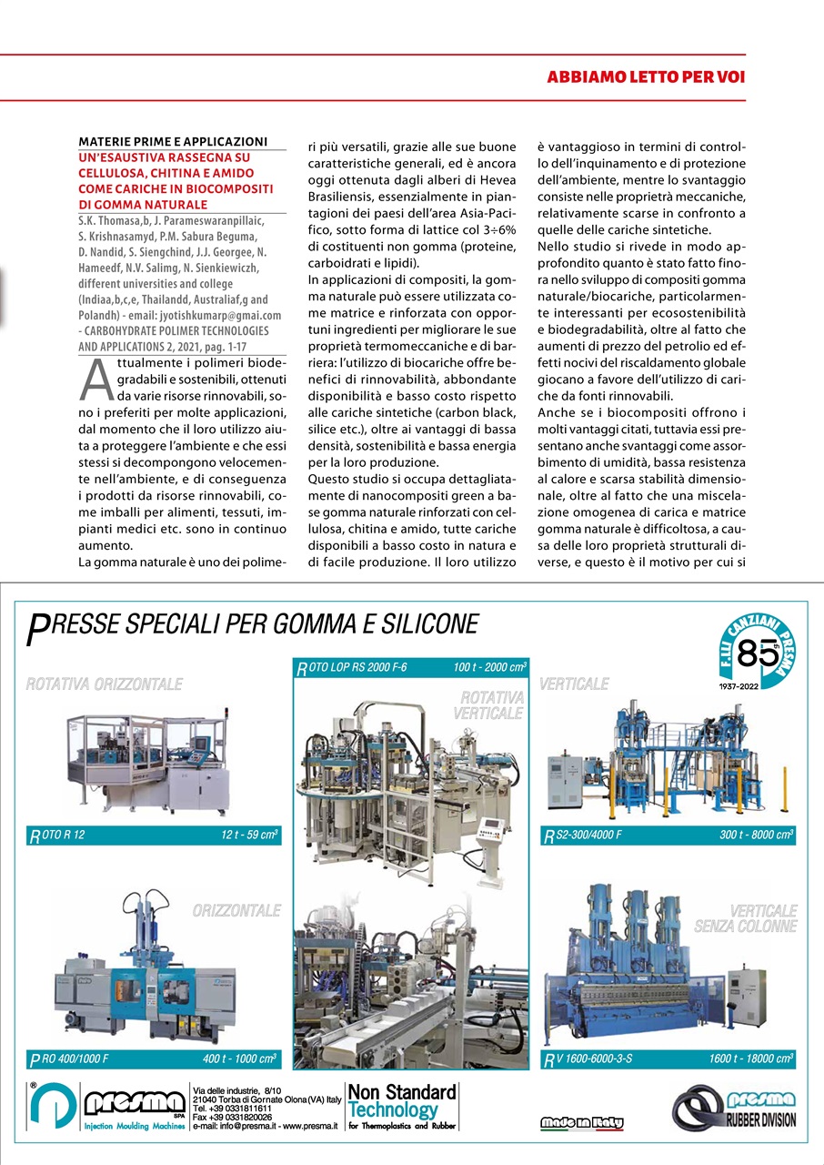 L’industria della Gomma Preview Pages