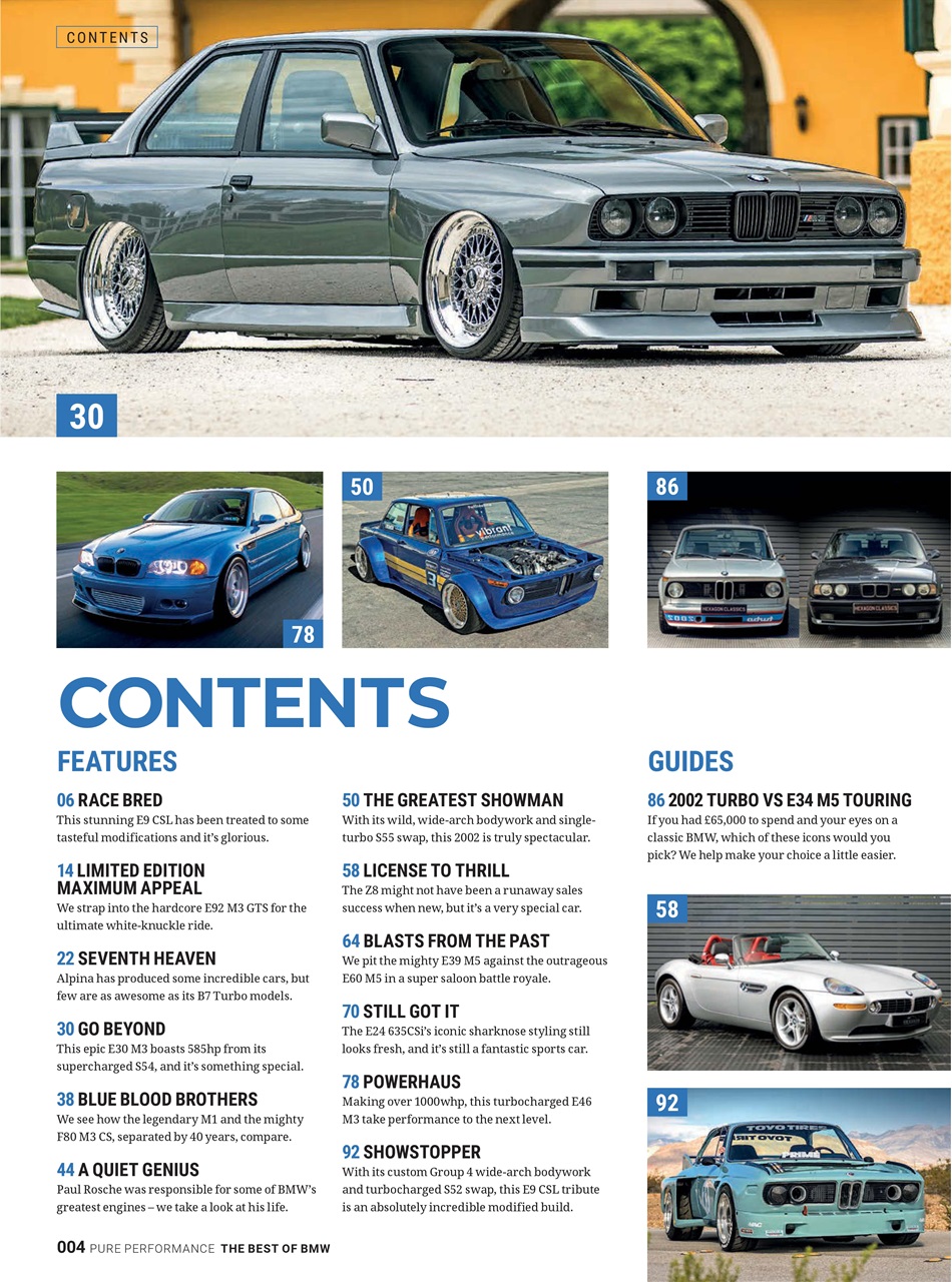 Pure Performance Preview Pages