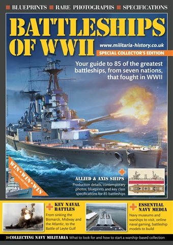Battleships of WWII issue Battleships of WWII