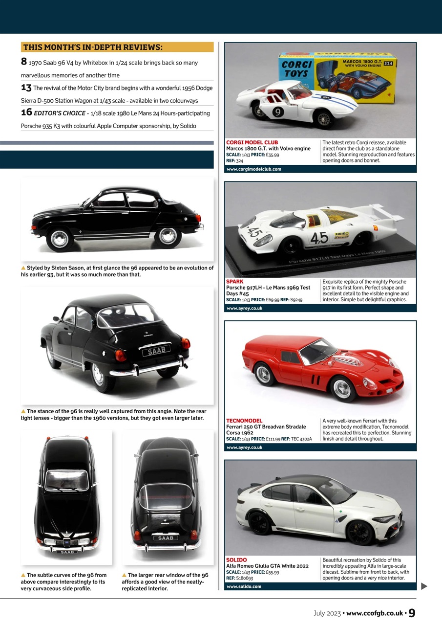 Diecast Collector Preview Pages