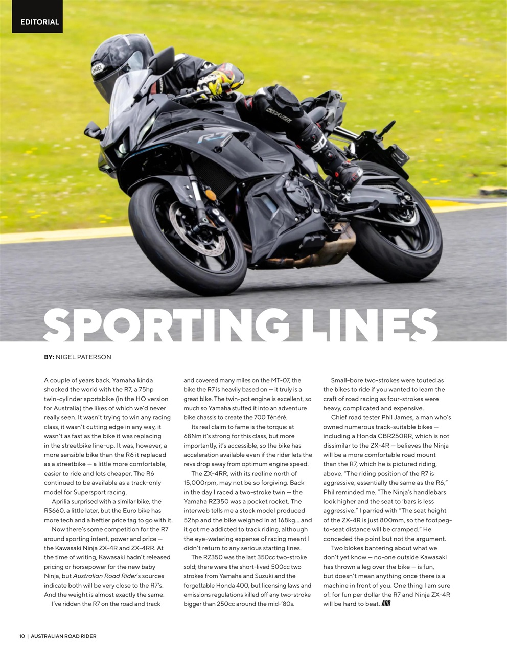 Australian Road Rider Preview Pages