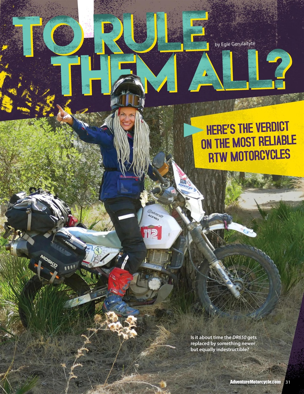 Adventure Motorcycle Preview Pages