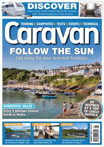 Caravan Magazine issue August 2023 - Follow The Sun 
