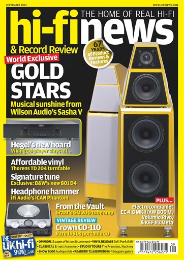 Hi-Fi News issue 